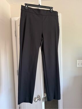 Anne Klein Black Straight-Leg Ponte Pants